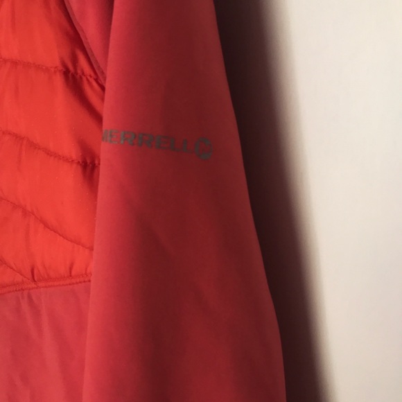 Merrell women’s size medium jacket salmon/ neon red - Picture 8 of 9
